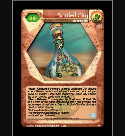 Bottled City - Foil